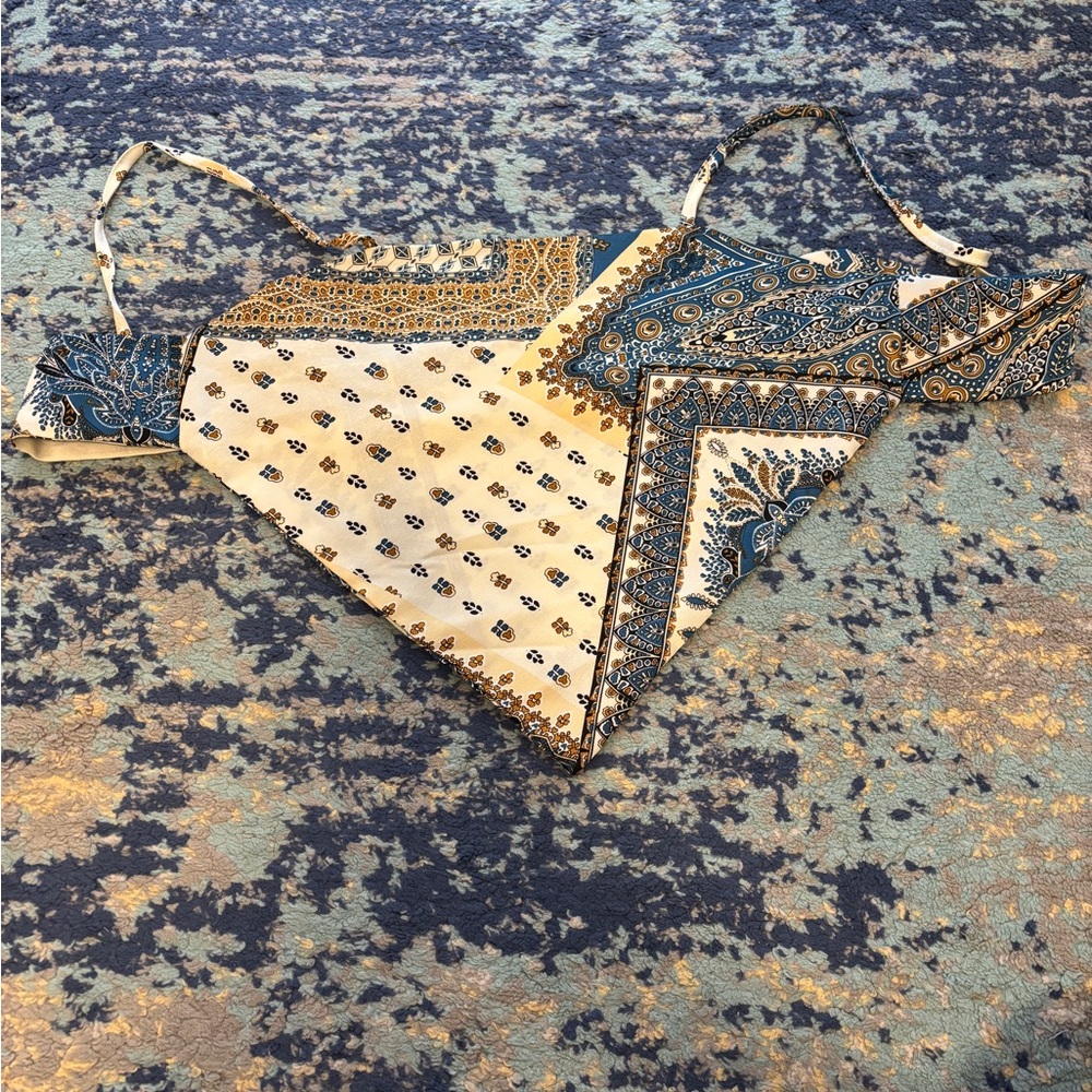 Bohemian Paisley Bandana Top